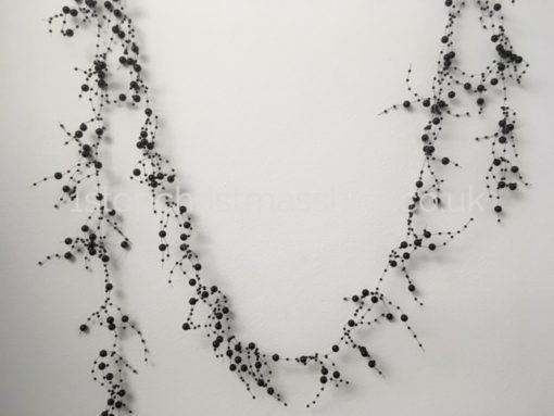 Black Bead Garland - BG-2M-B - Image 2
