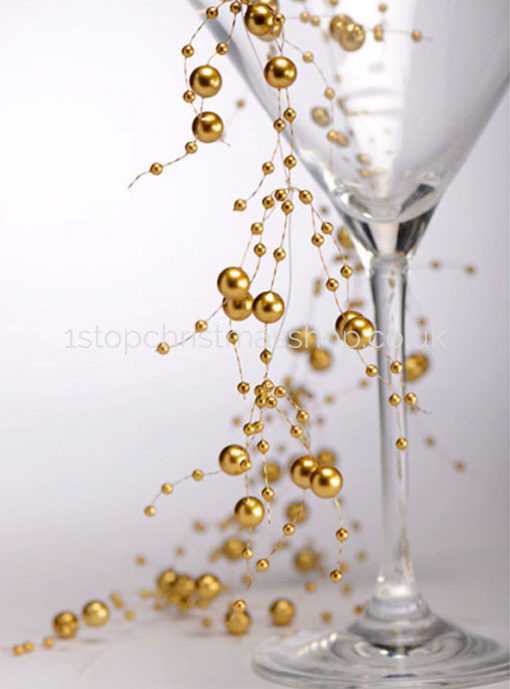 Gold Bead Garland - BG-2M-G