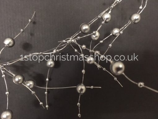 Silver Bead Garland - BG-2M-S - Image 3