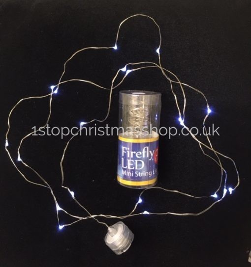 Firefly LED Mini String Lights - Cool White - JD282121-CW