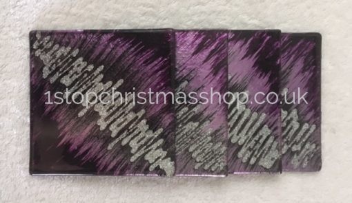 Shudehill - Agate Collection - Set of 4 Glass Coasters - JD275359-P - Image 2