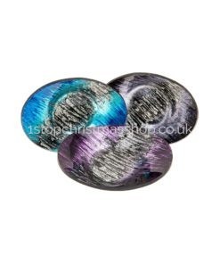 Agate Collection - Three Mini Oval Glass Bowls - 275350