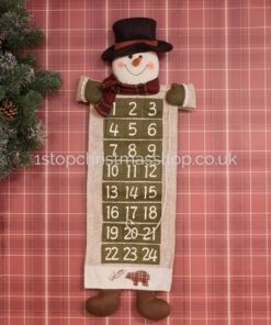Snowman - Fabric Wall-Hanging Advent Calendar - XM4396