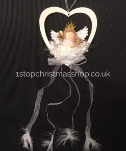 Stardust Lace Fairy Mobile Heart-Gold-282004