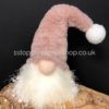 Light-Up Sitting Plush Nordic Santa Gonk Scandi Christmas Decoration -Glo-Kert - Pink