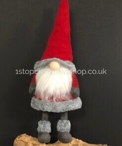 Standing Plush Nordic Santa Gonk Bobbin Wobbly Christmas Decoration 45cm - Wibbly Bert