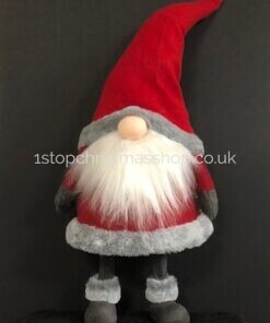 Standing Plush Nordic Santa Gonk Bobbin Wobbly Christmas Decoration 60cm - Wobbly Bert