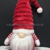 Sitting Plush Nordic Santa Gonk Scandi Christmas Decoration 38cm GrooviKert – Red